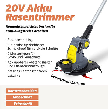 FANZTOOL Rasentrimmer 20V(OHNE Akku & Ladegeräte)