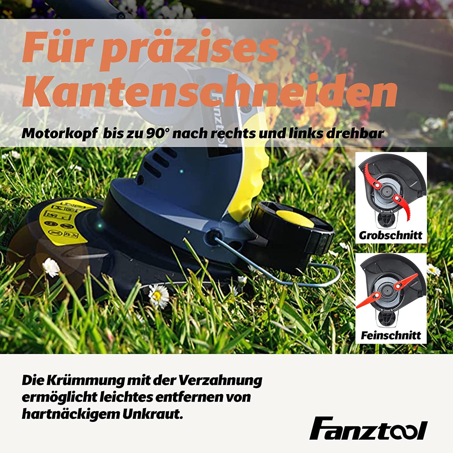 FANZTOOL Rasentrimmer 20V(OHNE Akku & Ladegeräte)