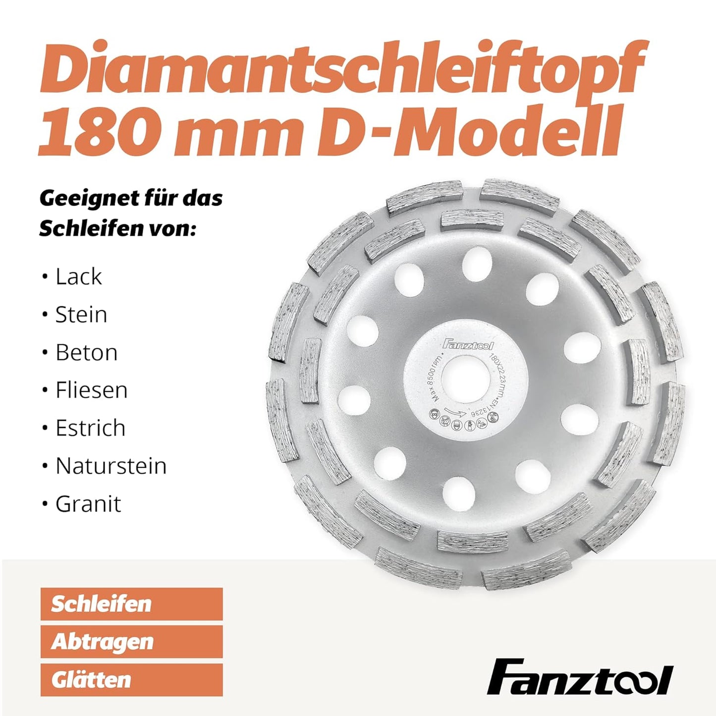 Diamantschleiftopf - Fanztool