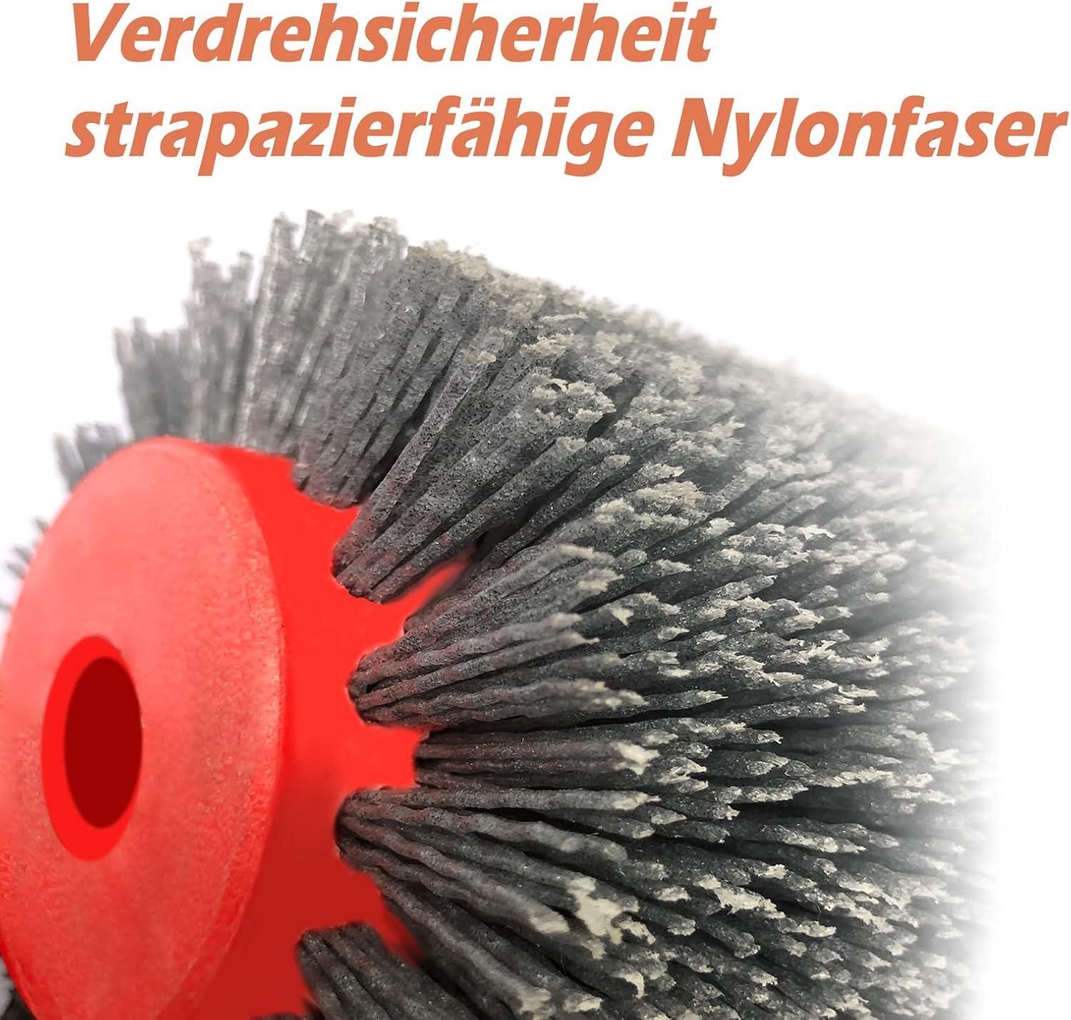 Nylon Satinierwalze Schleifbürste für Satiniermaschine, Schleifbreite 100 mm, Scheuerdurchmesser 120 mm - Fanztool