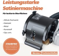 1500 Watt Satiniermaschine Schleifmaschine B&uuml;rstenschleifger&auml;t